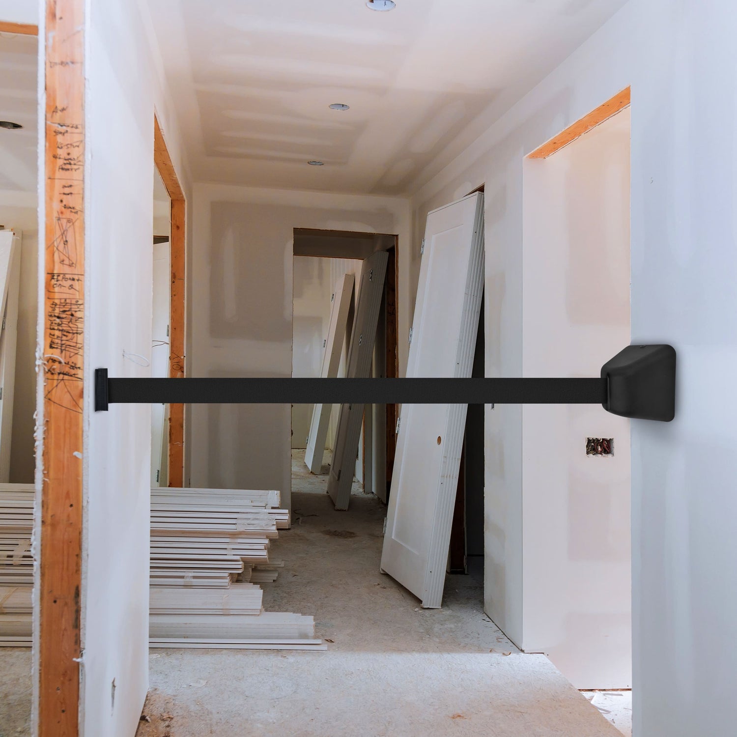 Wall-Mounted Retractable Belts