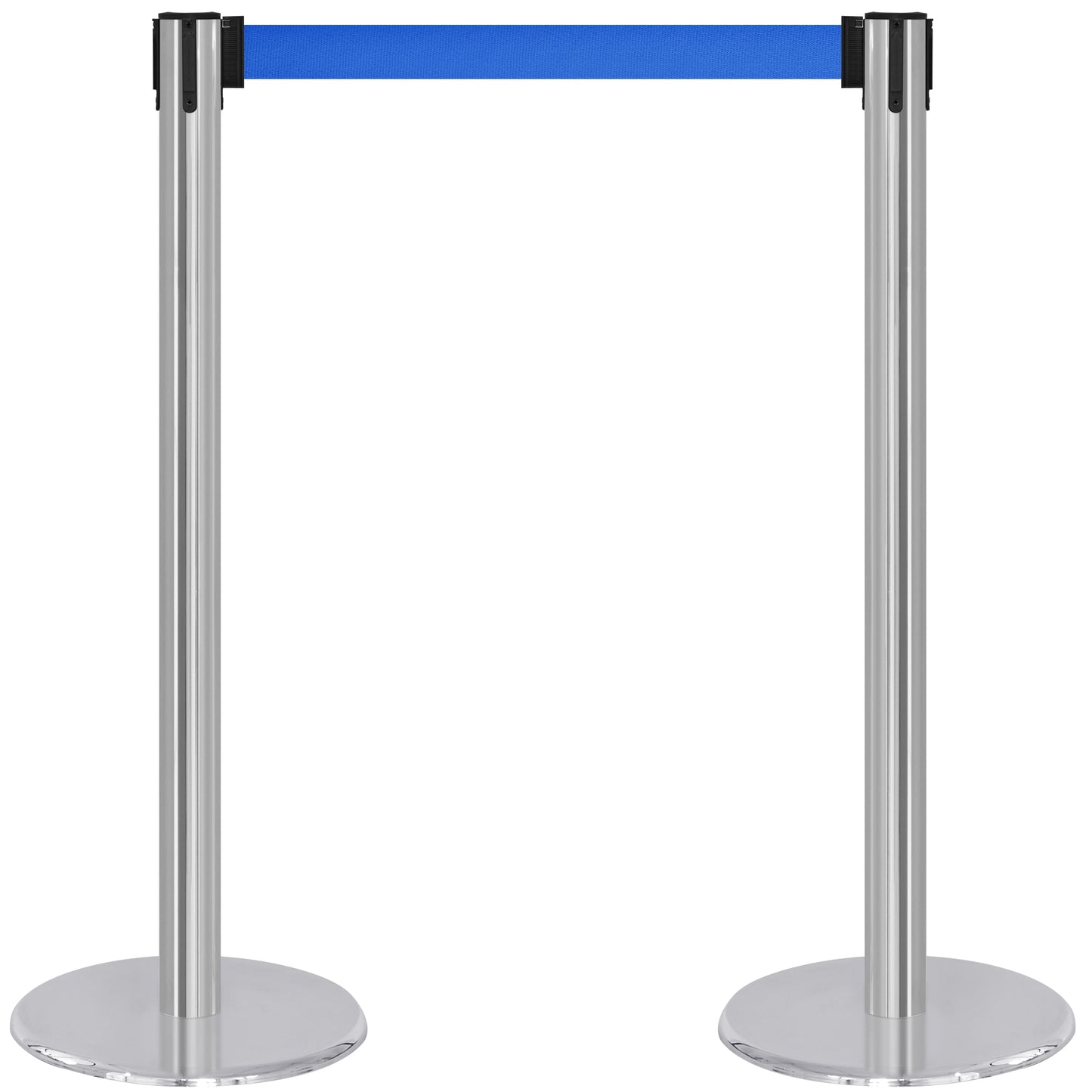 COMPATIBLE CHROME STANCHION BLUE BELT (2-PACK)