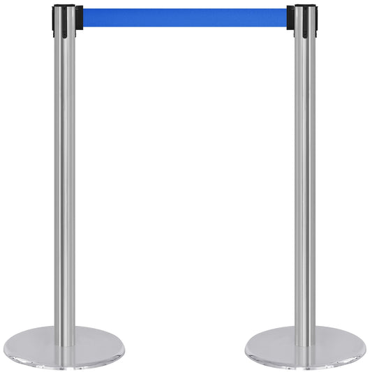 COMPATIBLE CHROME STANCHION BLUE BELT (2-PACK)