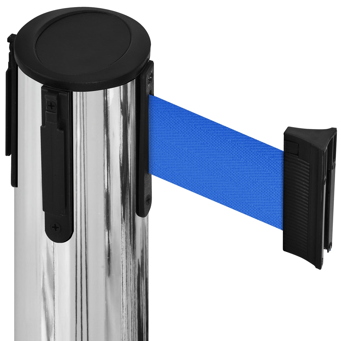 COMPATIBLE CHROME STANCHION BLUE BELT (2-PACK)