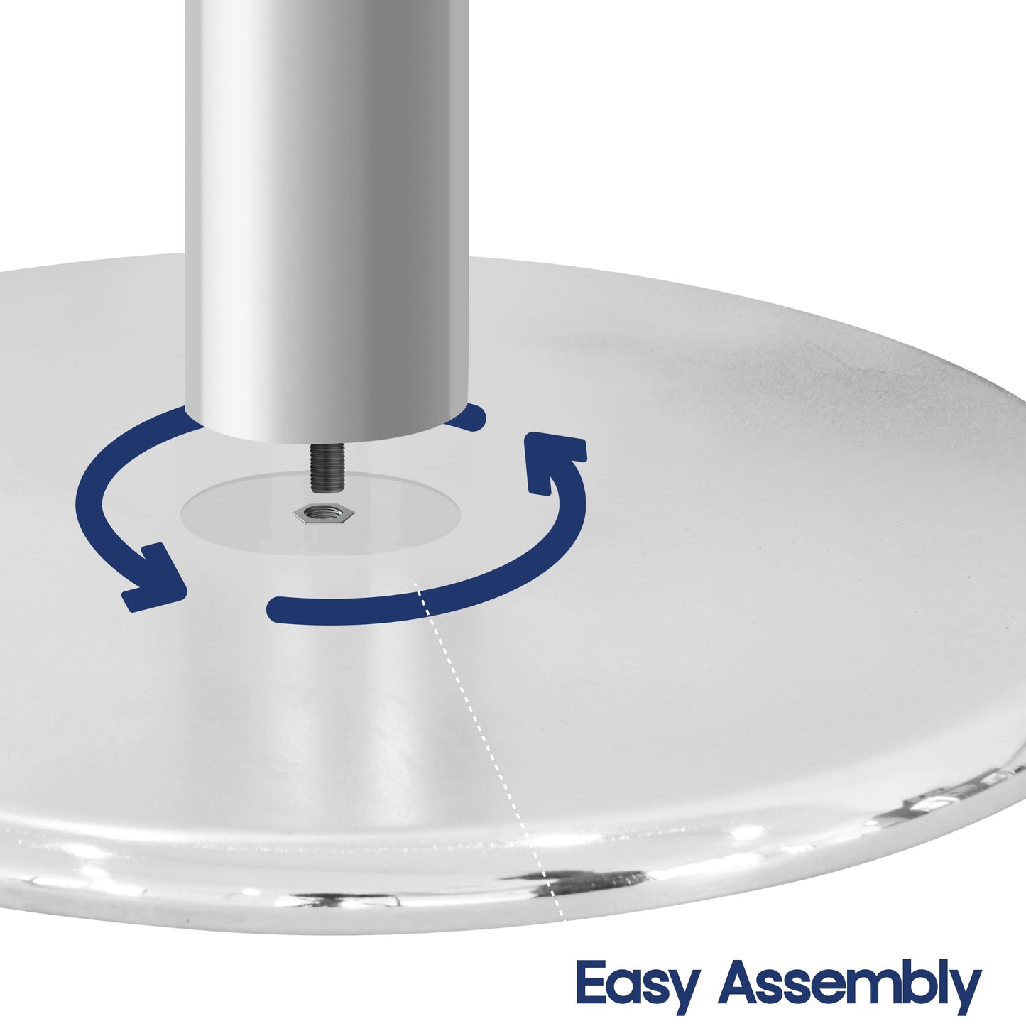 COMPATIBLE CHROME STANCHION BLUE BELT (2-PACK)