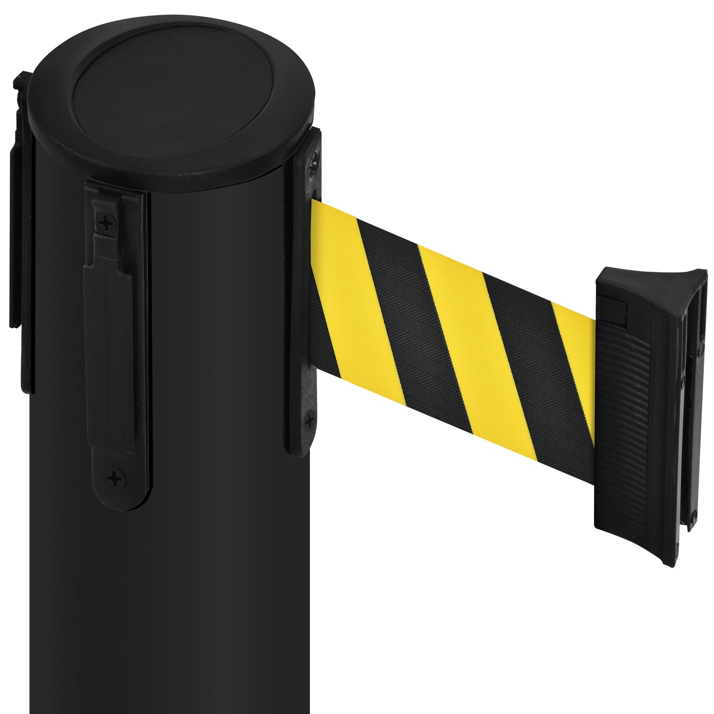 COMPATIBLE BLACK STANCHION YELLOW & BLACK BELT (2-PACK)