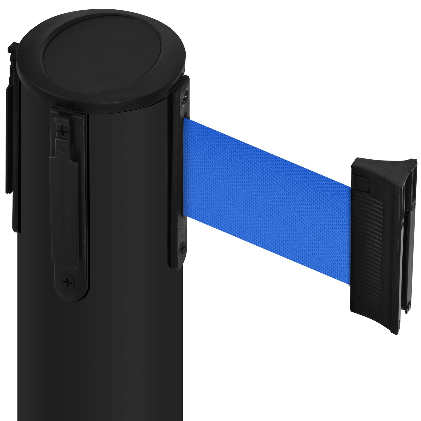 COMPATIBLE BLACK STANCHION BLUE BELT (2-PACK)