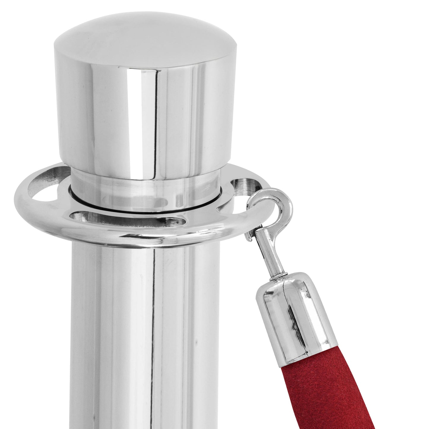 CLASSIC ROPE STANCHION (CHROME) 2-PACK