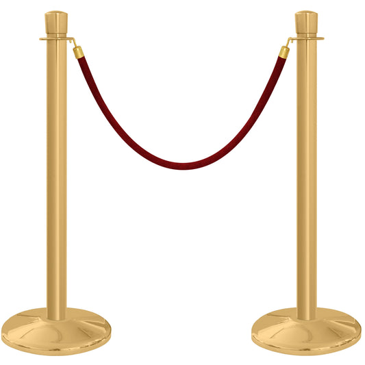 CLASSIC ROPE STANCHION (GOLD) 2-PACK