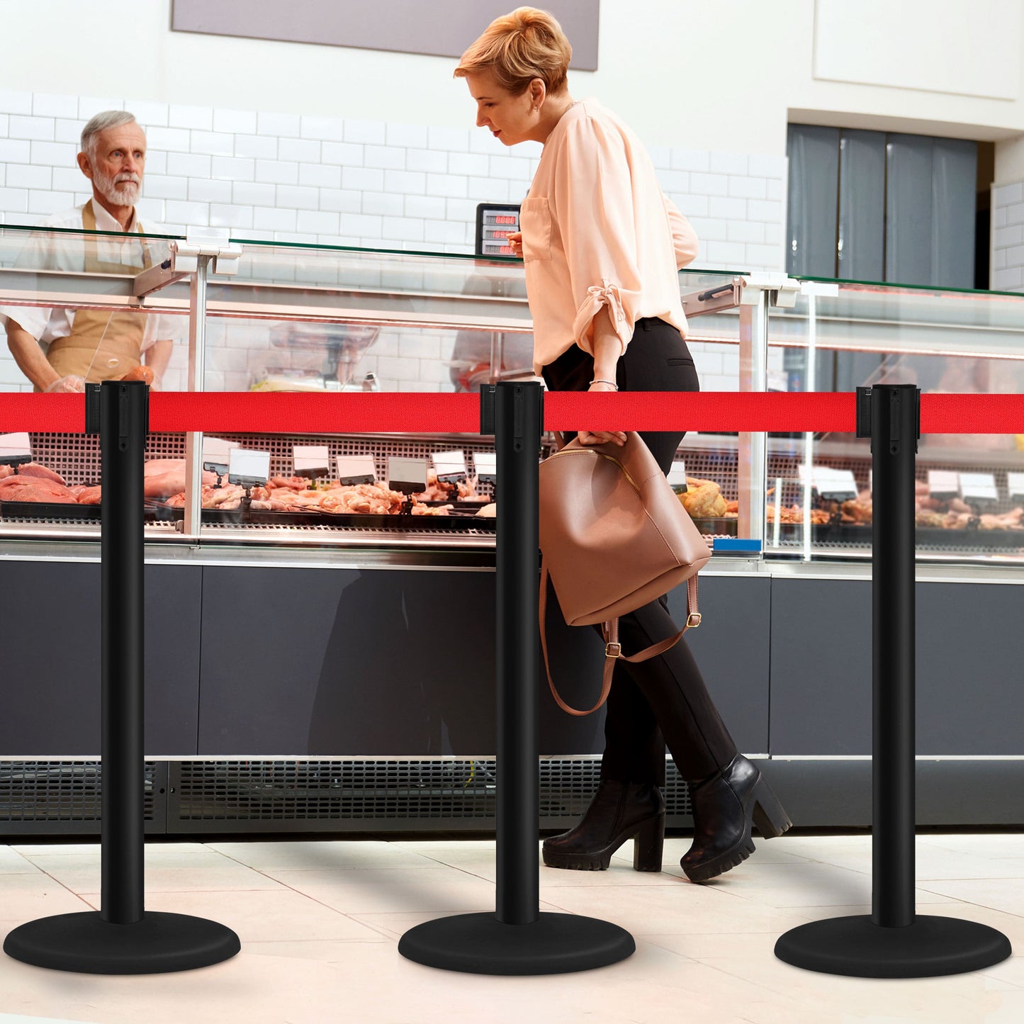 RED ECOMAX STANCHION (2-PACK)