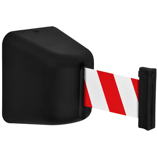 LUXOR 8 WALL-MOUNTED RETRACTABLE BELT (RED & WHITE)