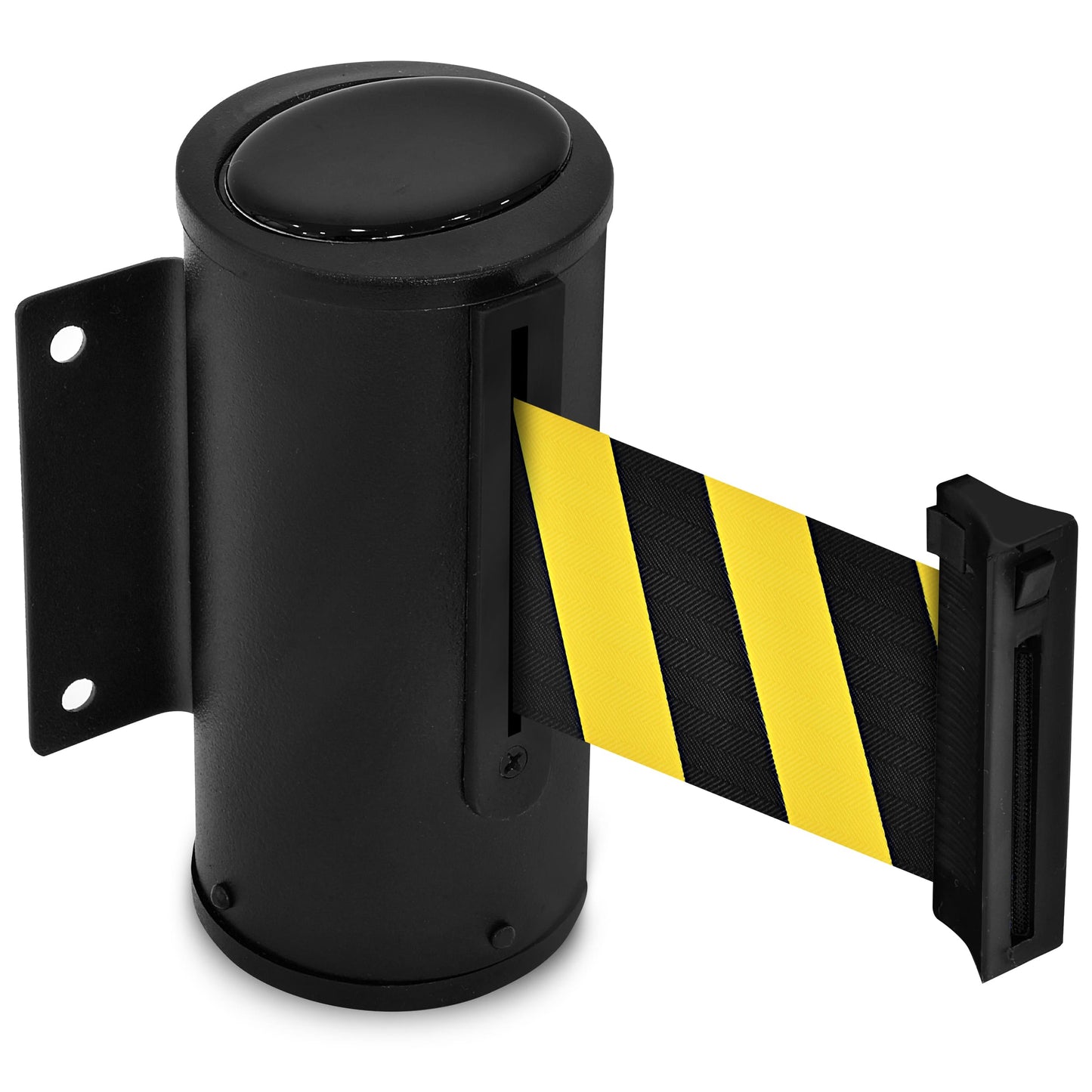 COMPATIBLE WALL-MOUNTED RETRACTABLE BELT (BLACK & YELLOW)